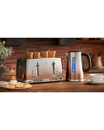 Russell Hobbs 25113 Eclipse Quiet Boil Copper Sunset Kettle