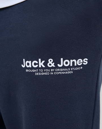 Jack & Jones Versterbro Logo 1/4 Zip Tracksuit Set - Navy