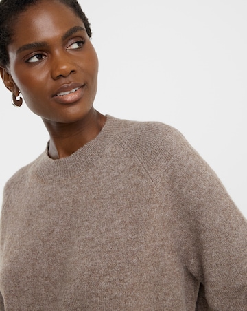 Mocha Short Sleeve Jumper