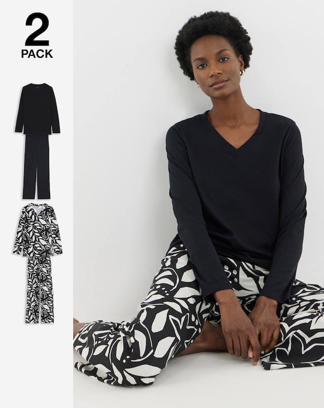 JD Williams (2 Pack) Value Pyjama Sets