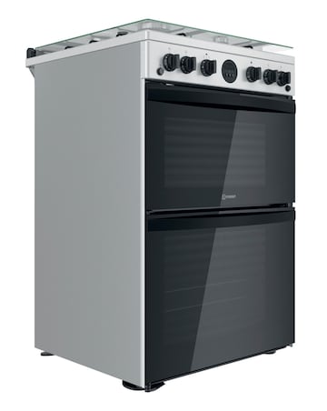 Indesit ID67G0MCX/UK 60cm Gas Double Cooker + Installation