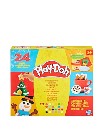 Play-Doh Holiday Advent Calendar, 24 Days of Surprise Toys for Kids 3+