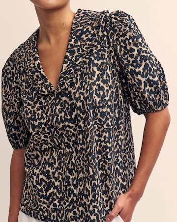 Nobody's Child Leopard Emmie Blouse
