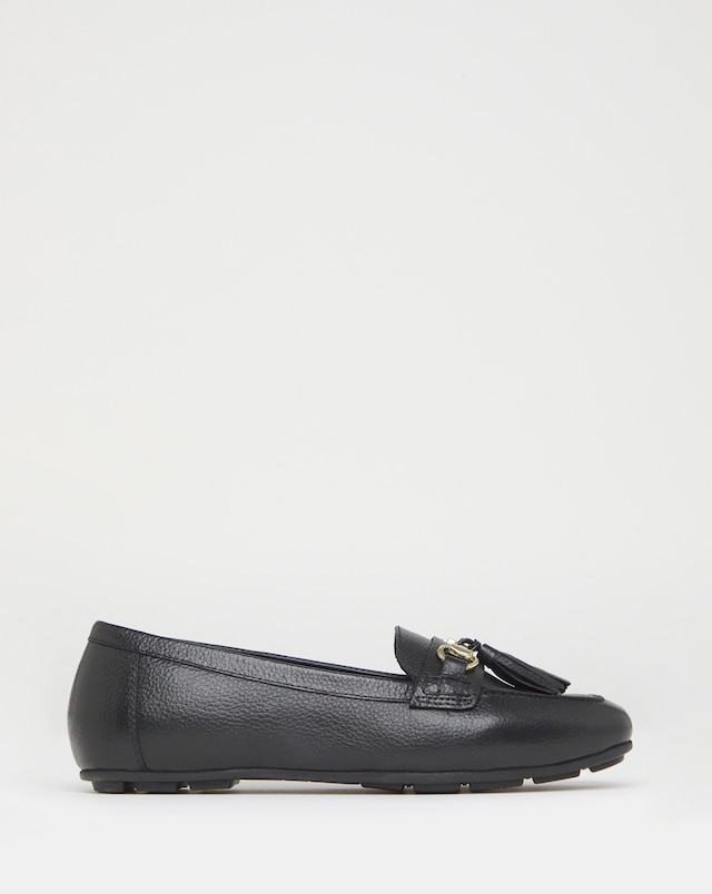 Heavenly Soles Prague Leather Driving Moccasins - Wide Fit (E)