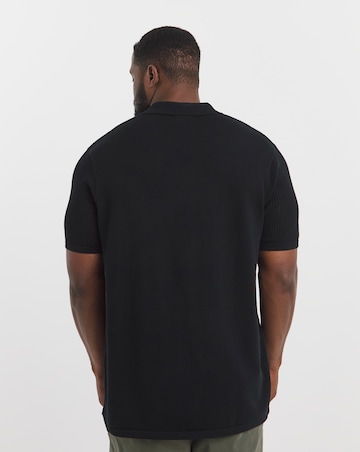 Black Revere Collar Shirt