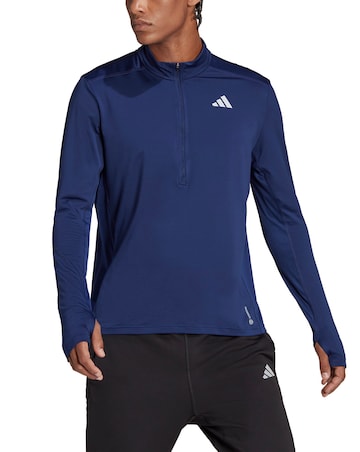 adidas 1/2 Zip Long-Sleeve Top