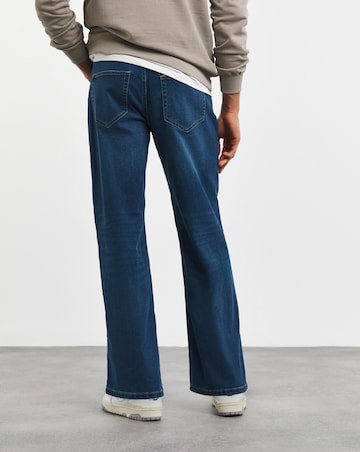 Loose Fit Stretch Jean Mid Wash
