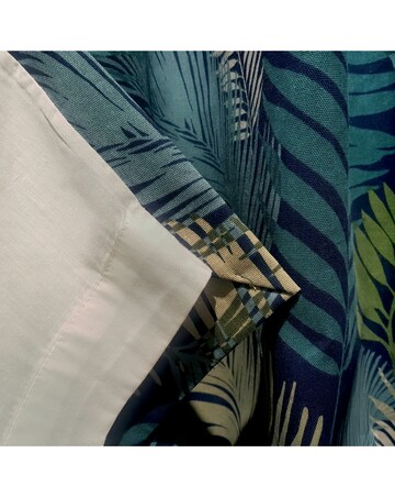 Tropical Pair of Eyelet Curtains