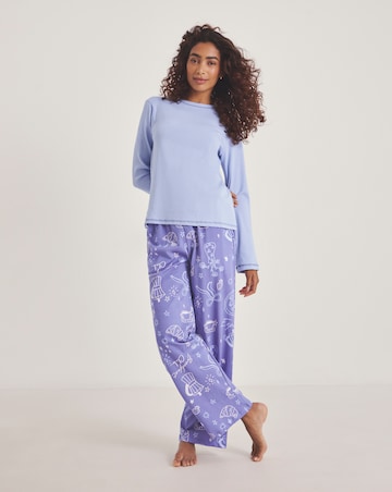 Simply Be (2 Pack) Breakfast Club Ribbed Pyjama Sets