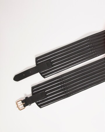 Quilted Wide Waist Belt