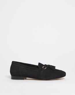 Suede Tassle Loafer - Wide Fit (E)