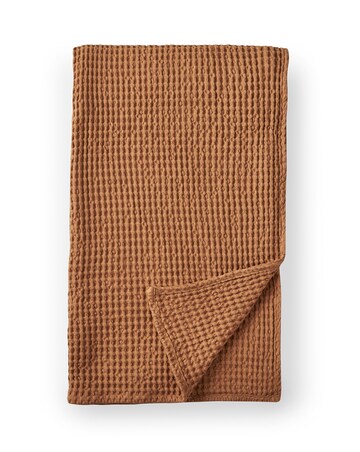 Pineapple Elephant Jaipur Waffle Cotton Throw