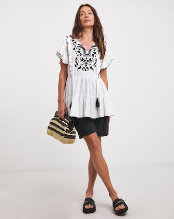 Joe Browns Lara Embroidered Boho Top