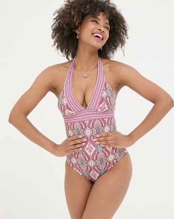 Fatface Cody Detail Paisley Swimsuit