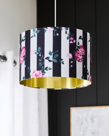 Joanna Hope Lainey Striped Floral 35cm Shade