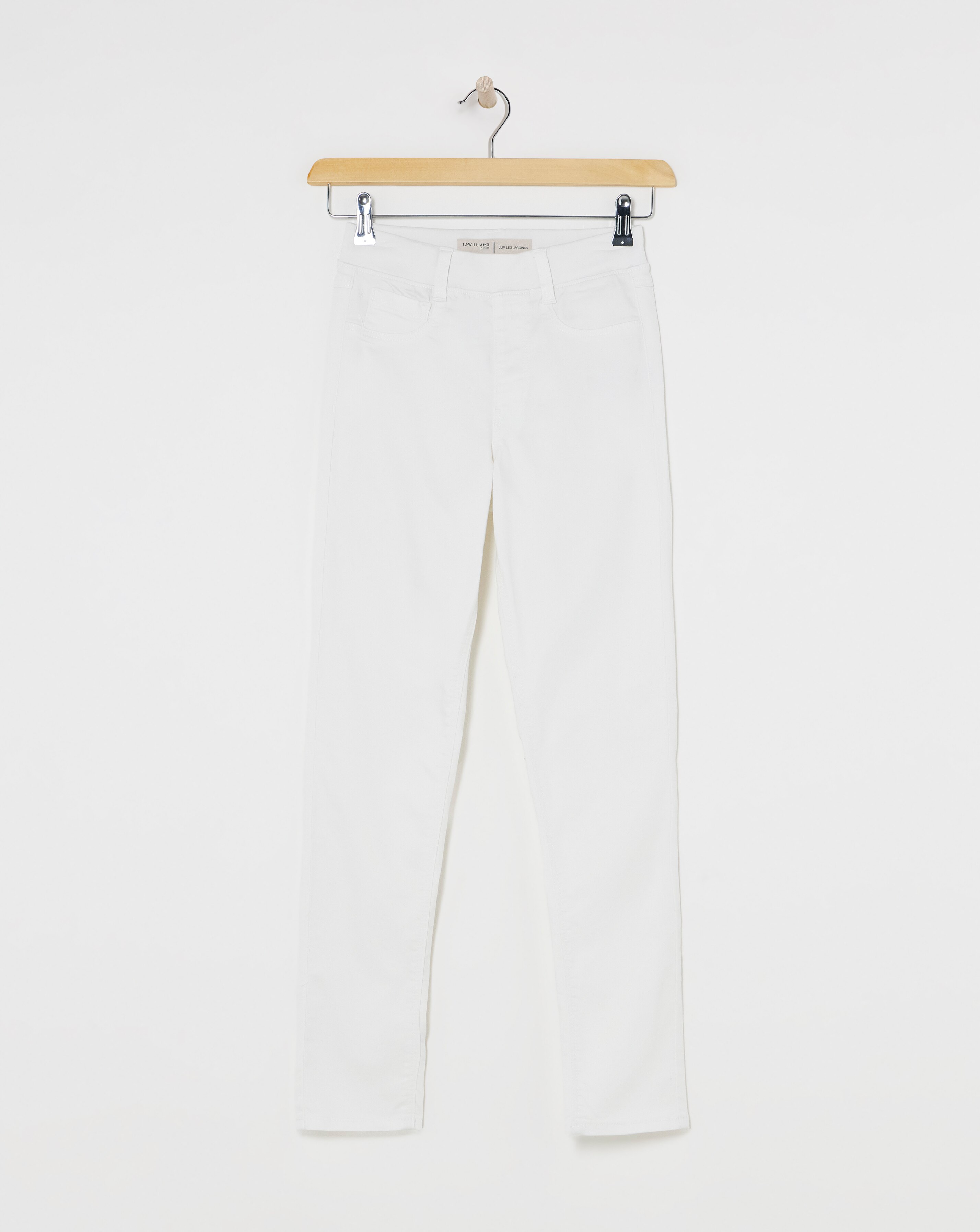 White Stretch Slim Leg Jeggings