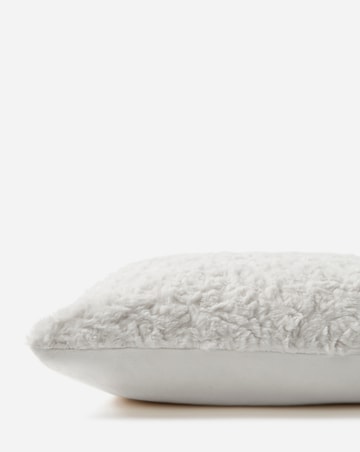 Textured Faux Fur Cushion