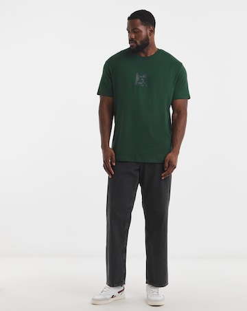 Jack & Jones Skully Back Graphic T-Shirt - Green