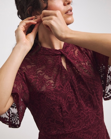 Joanna Hope Lace Midi Dress