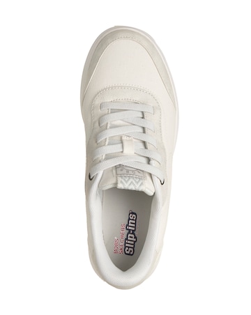 Skechers White Skip Cute Slip-In Trainers - Standard Fit (D)