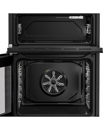 Hotpoint HDE6VDCASB1 60cm Electric Double Cooker with Air Fry - Black