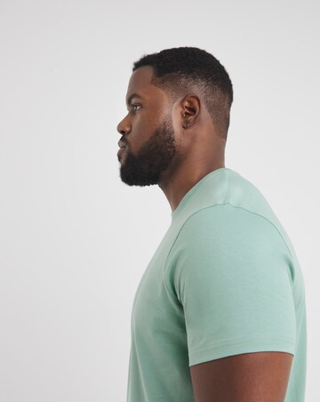 Pure Cotton Crew Neck T-Shirt- Sage