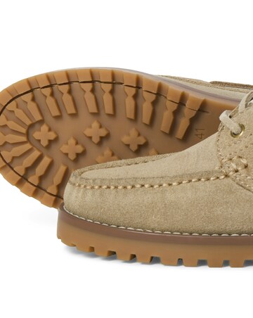 Jack & Jones Brooklyn Suede Boat Shoe - Natural