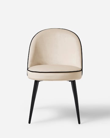 Brock Round Dining Table with 4 Camille Chairs