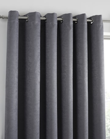 Fusion Strata Light Filtering Eyelet Curtains