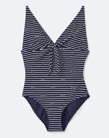 Joules Sandy Tie Front Swimsuit