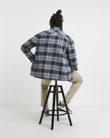 Double Pocket Check Overshirt