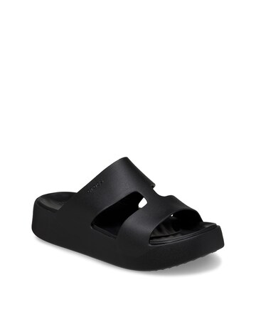 Crocs Black Getaway Platform Strap Sandal