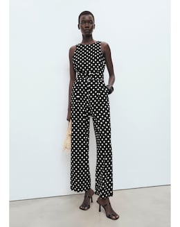 Mango Polka Dot Jumpsuit