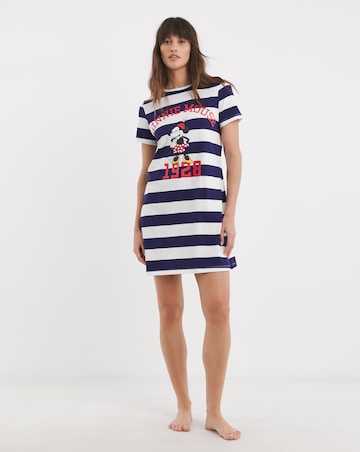 Minnie Mouse Cotton Oversized Tee Varsity Nightie