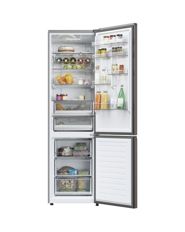 Haier Series 5 HDPW5620CNPD Wifi Connected 205cm 70/30 Fridge Freezer - Inox