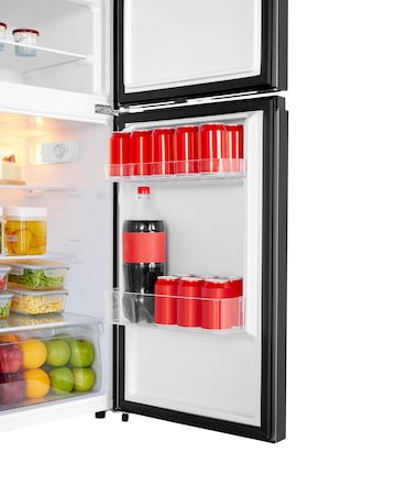 Fridgemaster MTM48120EB Fridge Freezer - Black E Rated