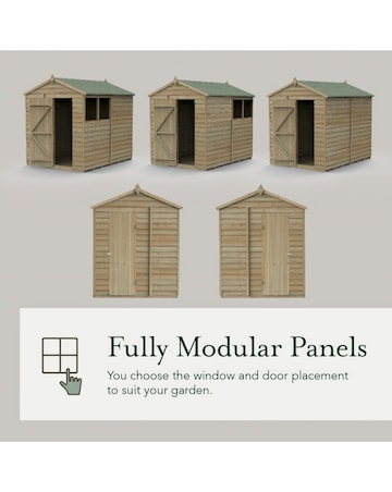 4LIFE Apex Shed 4x6 - Single Door - No Windows (Home Delivery)