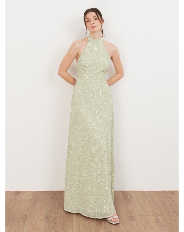 Maya Deluxe Embellished Maxi Dress