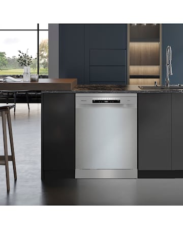 Hisense HS693C60XADUK 16 Place Dishwasher - Silver