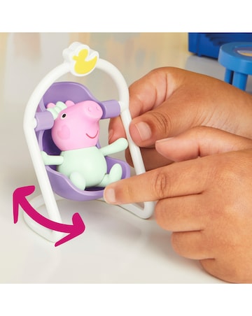 Peppa Pig's Big Family House Playset with Baby Evie