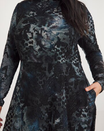 Joe Browns Blue Devore Maxi Dress