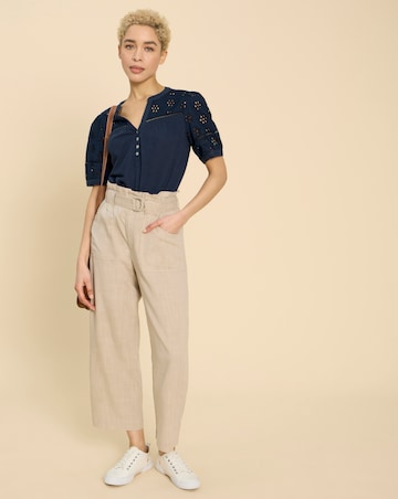 White Stuff Bella Broderie Mix Top