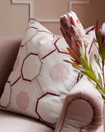 Trellis Chain Satin Cushion Cover