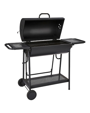 Double Oil Drum Charcoal BBQ
