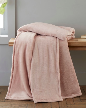 Catherine Lansfield Raschel Velvet Throw