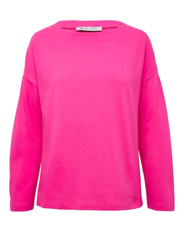 Anthology Pink Cotton Modal Long Sleeve Top
