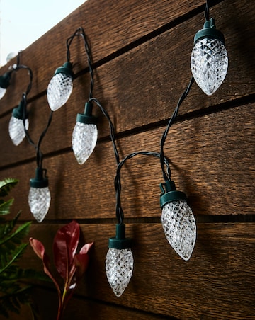 MultiPower Pine Cone String Lights - Set of 30
