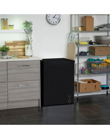 Abode A142CF0E1B Chest Freezer 142L Black + Install