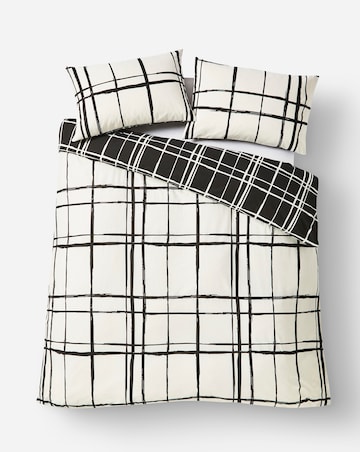 Wilson Black Check Duvet Cover Set
