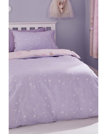 Catherine Lansfield Dancing Fairies Reversible Duvet Cover Set